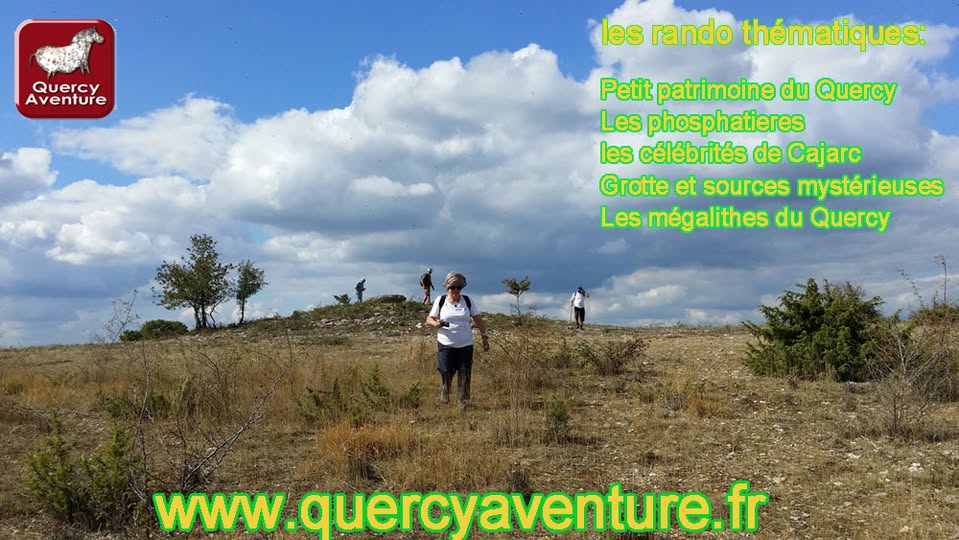 Les randonnées à Thème de Quercy Aventure